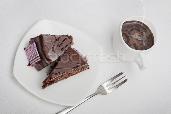 chocolate cake Stock photo © limpido