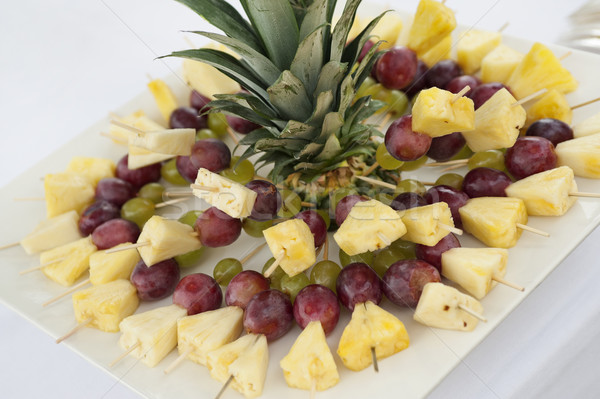 Frutas bufê tabela fruto festa restaurante Foto stock © limpido