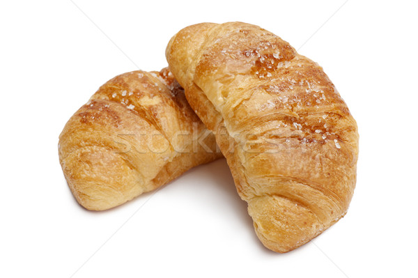 Croissant frescos panadería croissants blanco alimentos Foto stock © limpido