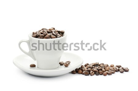 Сток-фото: чашку · кофе · Кубок · полный · кофе · белый · семени