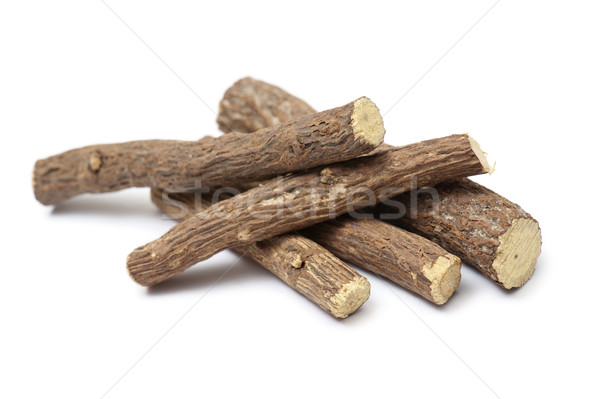 Lukrecja korzeń biały słodkie naturalnych Zdjęcia stock © limpido