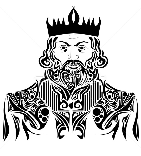 Abstract king Stock photo © lindwa