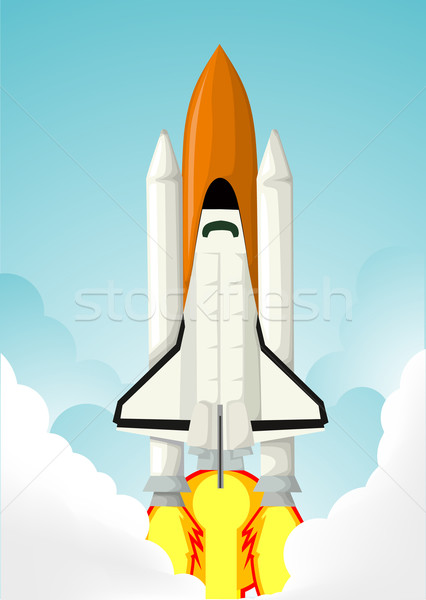 Space shuttle Stock photo © lindwa