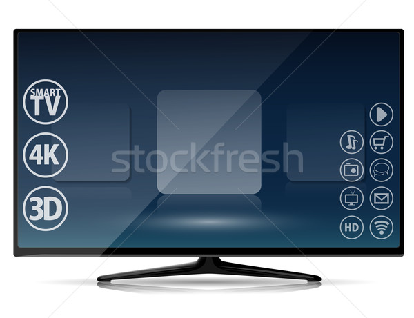 Smart TV Stock photo © lindwa