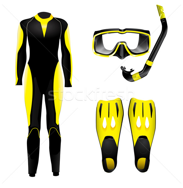 Diving equipment Stock photo © lindwa