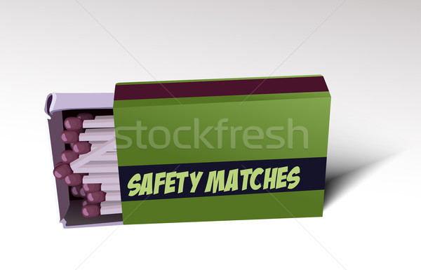 Safety matches Stock photo © lindwa
