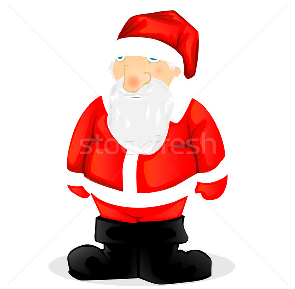 Santa claus on white background Stock photo © lindwa