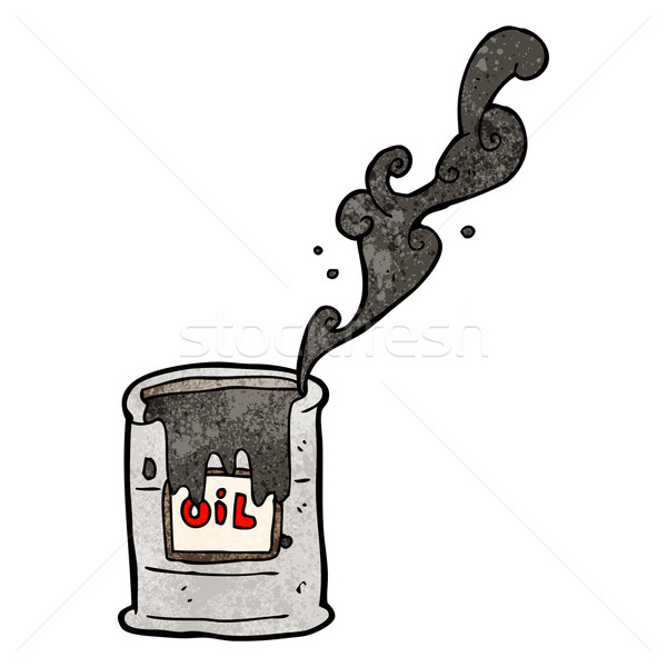 cartoon oil drum Stock photo © lineartestpilot