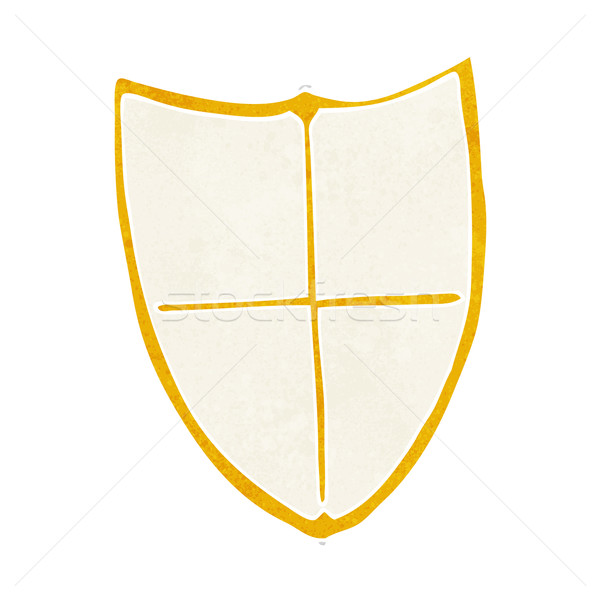 cartoon heraldic shield Stock photo © lineartestpilot
