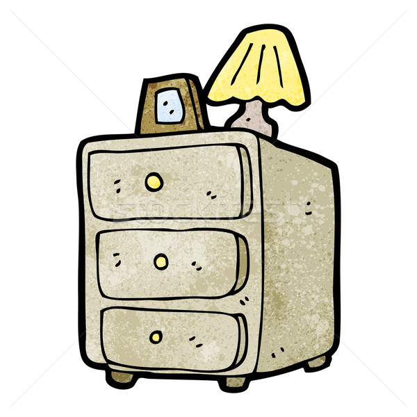 Stock photo: cartoon chest of drawers