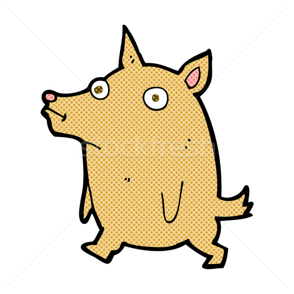 comic cartoon funny little dog Stock photo © lineartestpilot