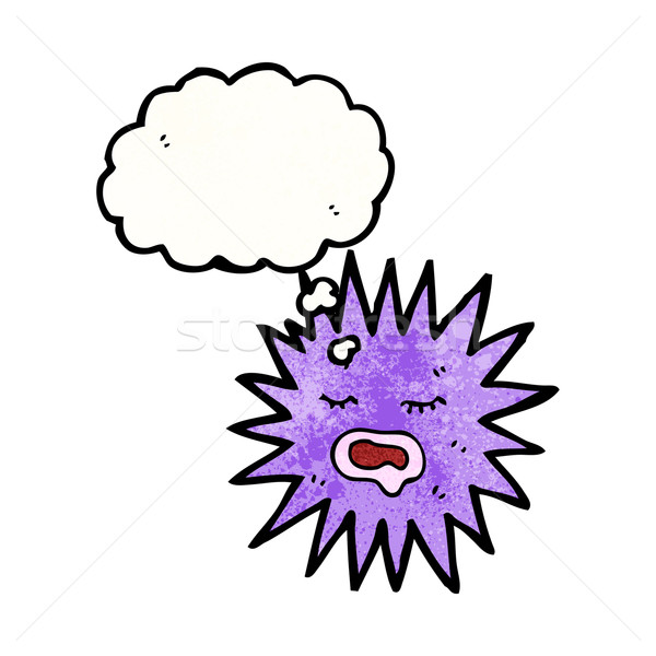 sea urchin cartoon Stock photo © lineartestpilot