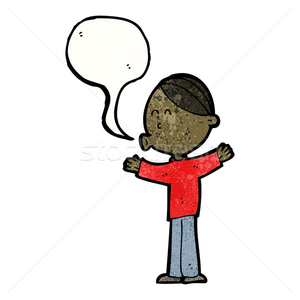 cartoon whistling man  Stock photo © lineartestpilot