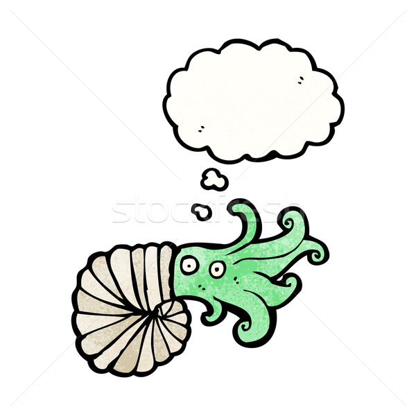 cartoon nautilus squid Stock photo © lineartestpilot