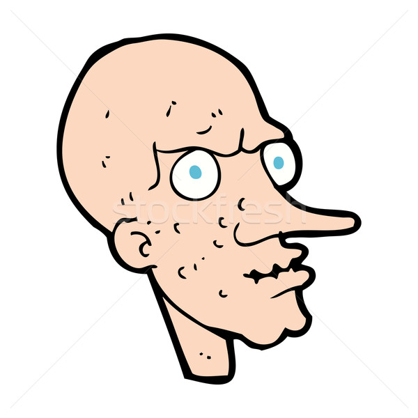 cartoon evil old man Stock photo © lineartestpilot