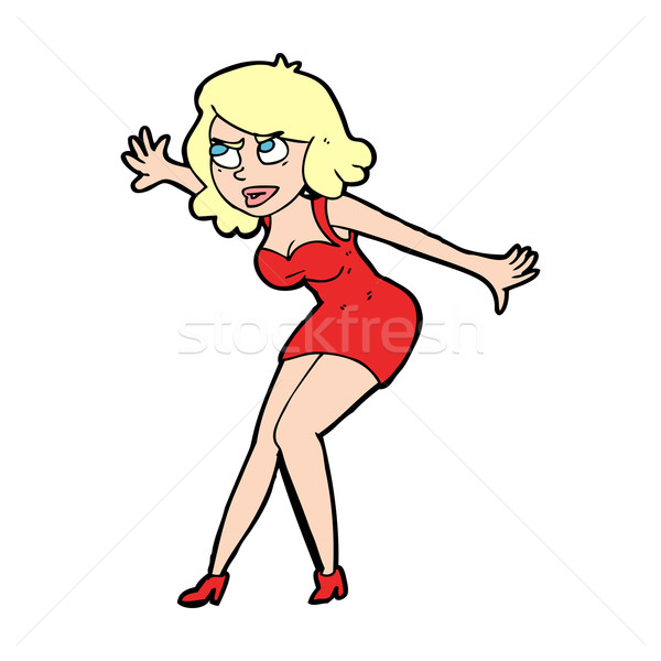 Cartoon Homme espion femme main design [[stock_photo]] © lineartestpilot