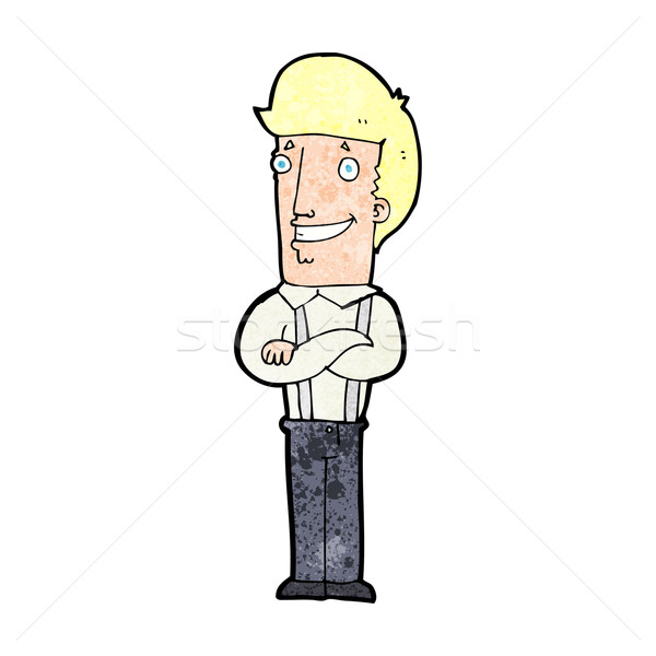 cartoon proud man Stock photo © lineartestpilot