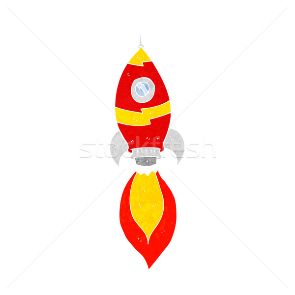 Cartoon astronave mano diseno espacio buque Foto stock © lineartestpilot