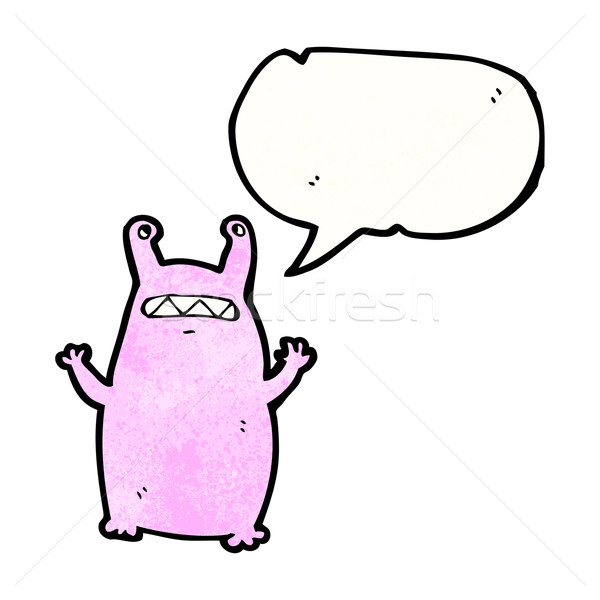 cartoon alien slug monster Stock photo © lineartestpilot