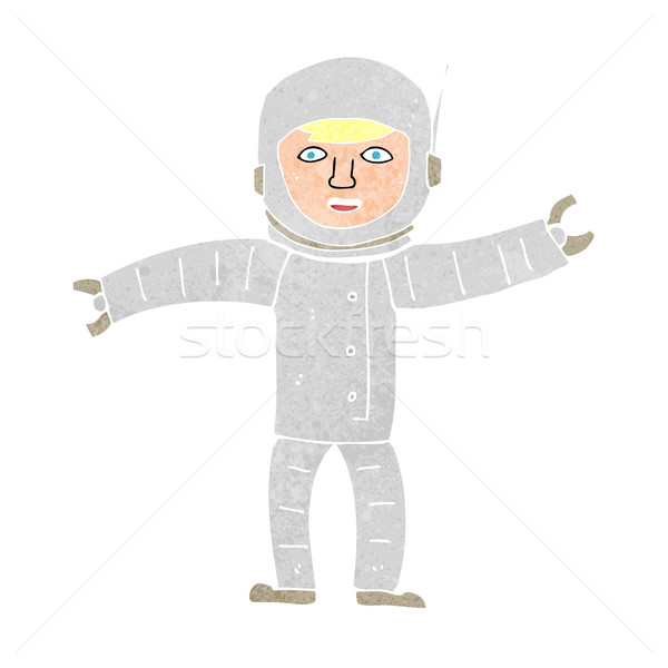 cartoon space man Stock photo © lineartestpilot