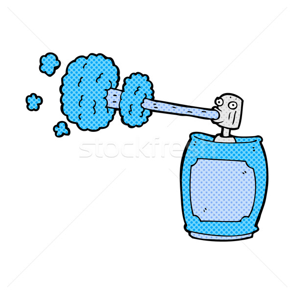 Dessinées cartoon spray peuvent rétro [[stock_photo]] © lineartestpilot