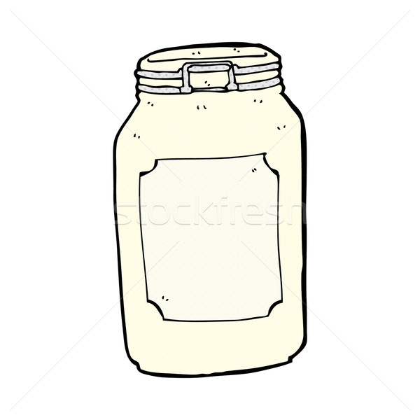 comic cartoon jar Stock photo © lineartestpilot