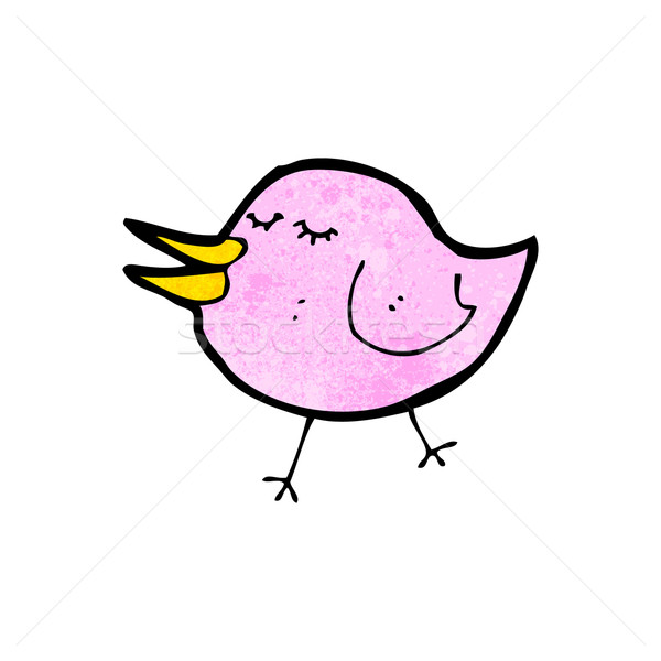 funny little bird cartoon Stock photo © lineartestpilot