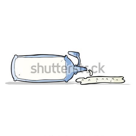 cartoon squirting lotion Stock photo © lineartestpilot