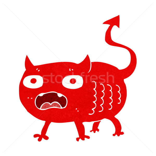 cartoon little imp Stock photo © lineartestpilot