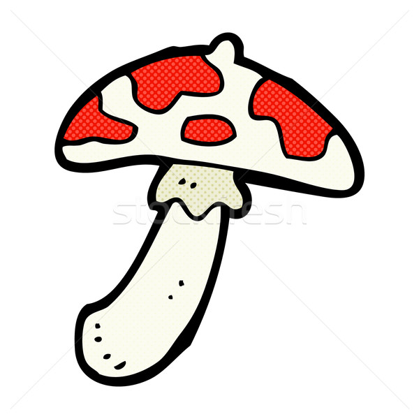 comic cartoon poisonous toadstool Stock photo © lineartestpilot