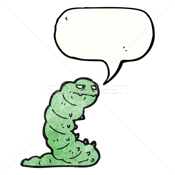 Сток-фото: Cartoon · Caterpillar · текстуры · стороны · счастливым