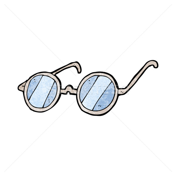 Karikatur Brillen Hand Design crazy Clip Stock foto © lineartestpilot