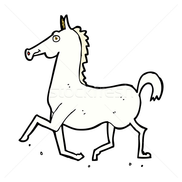 comic cartoon horse Stock photo © lineartestpilot