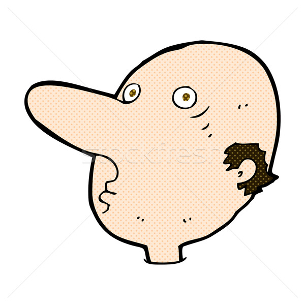 comic cartoon balding man Stock photo © lineartestpilot