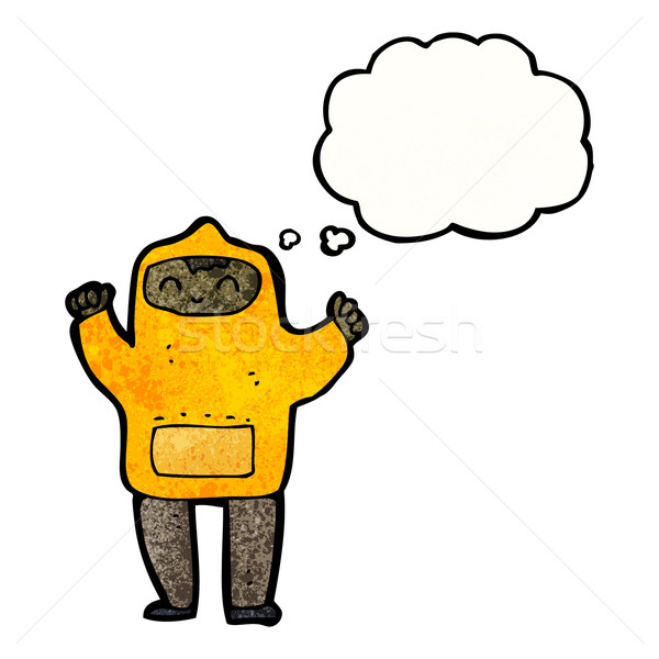 cartoon teenager in hooded top Stock photo © lineartestpilot