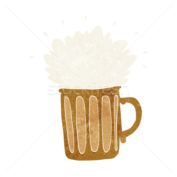 cartoon frothy beer Stock photo © lineartestpilot