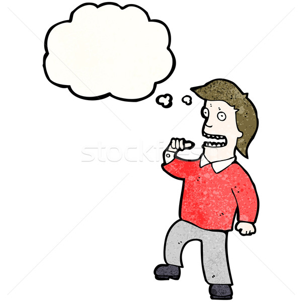 cartoon egotist man Stock photo © lineartestpilot