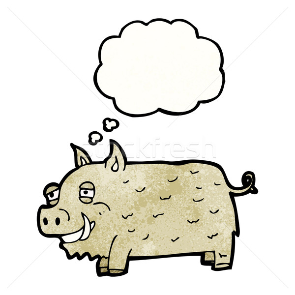 cartoon boar Stock photo © lineartestpilot