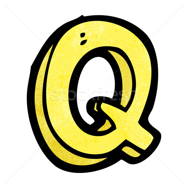 cartoon letter Q Stock photo © lineartestpilot