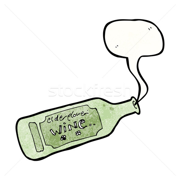 Cartoon domu napar wina retro tekstury Zdjęcia stock © lineartestpilot