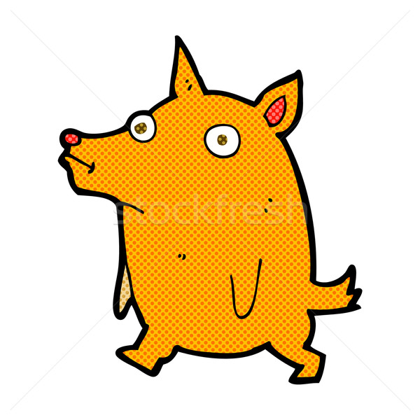 comic cartoon funny little dog Stock photo © lineartestpilot