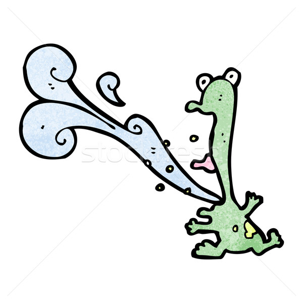 gross cartoon frog Stock photo © lineartestpilot