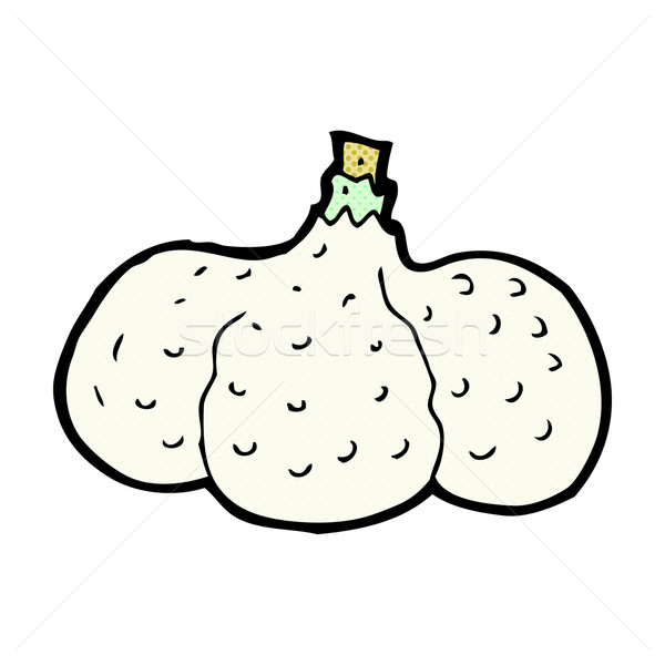 Comic Cartoon Garlic Vector Illustration C Lineartestpilot 5203456 Stockfresh