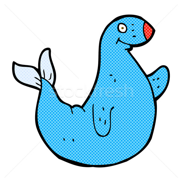 comic cartoon seal Stock photo © lineartestpilot