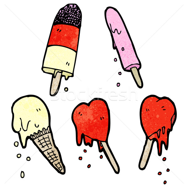 ice lolly cartoon collection Stock photo © lineartestpilot