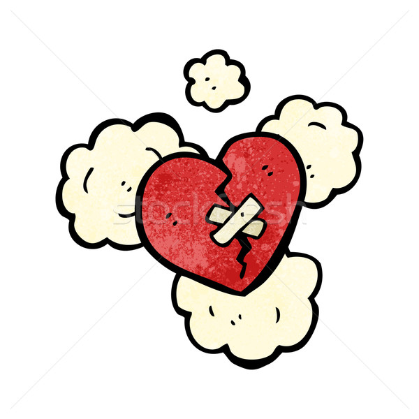 broken heart cartoon Stock photo © lineartestpilot