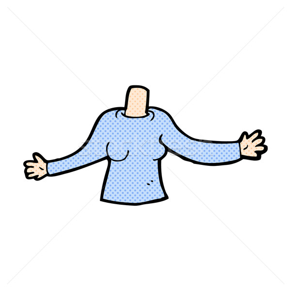 comic cartoon body (mix and match comic cartoons or add own phot Stock photo © lineartestpilot