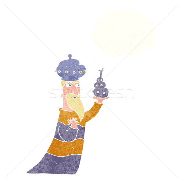 one of the three wise men with thought bubble Stock photo © lineartestpilot