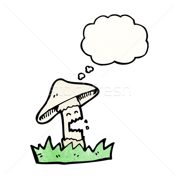 cartoon magic mushroom character Stock photo © lineartestpilot