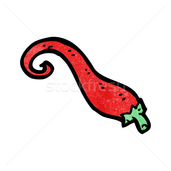Cartoon chile arte retro dibujo chile Foto stock © lineartestpilot